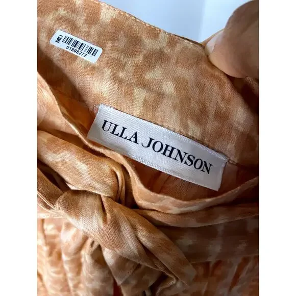 Ulla Johnson Sierra Tiered Leopard-print Midi Skirt size 2 Midi